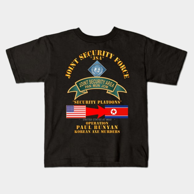 Operation Paul Bunyan - Joint Security Force - Korea Kids T-Shirt by twix123844